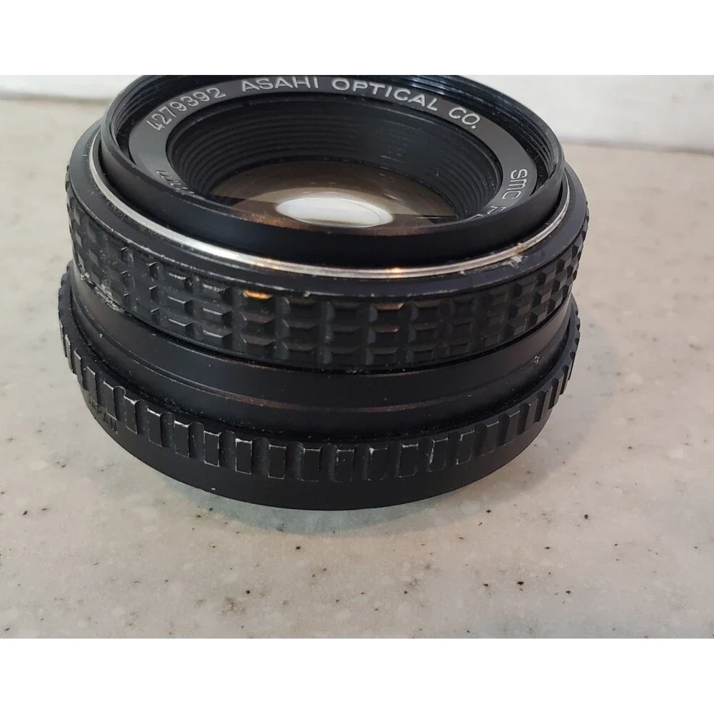 Vintage SMC Pentax-M 50mm f/2 Manual Focus Lens Asahi Optical K Mount Japan